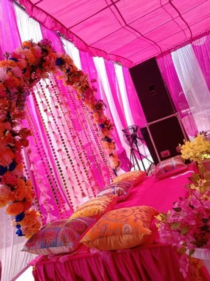 Vibrant Haldi & Mehndi Setups photo 10