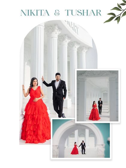 More angles from the stunning white architectural set, showcasing its versatility for creating both wide, grand shots and more intimate, framed portraits.