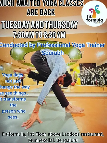 Our yoga classes are back. Join our professional trainer, Sourabh, for sessions that will transform not just your body, but the way you see things.