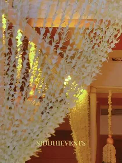 The serene beauty of radiant tuberose, meticulously arranged in a curtain-like fashion to highlight the delicate texture and purity of each petal.