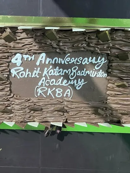 A cake celebrating the 4th anniversary of our academy. Every year marks another milestone in our journey of growth and success.