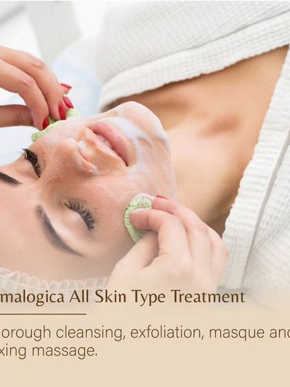 We offer a Dermalogica treatment suitable for all skin types. This comprehensive service includes a thorough cleansing, exfoliation, a customized masque, and a relaxing massage.