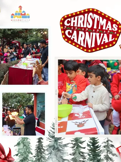 The Christmas Carnival is a feast for the senses. We even have live cooking stations where children can watch and participate in making delicious treats, adding to the festive excitement.