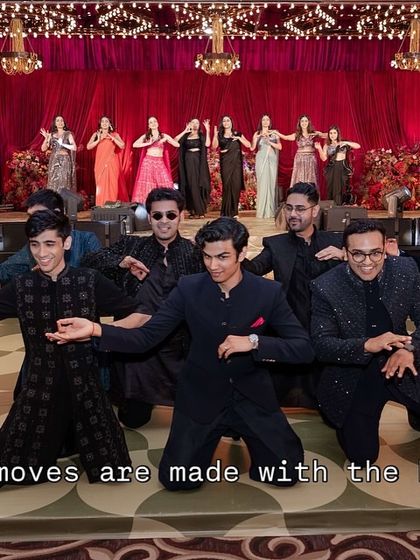 The groom's crew takes center stage with a high-energy, synchronized routine. The matching outfits and sharp moves made for a powerful performance.