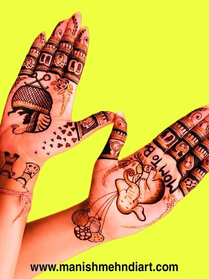 Custom Portrait Mehndi photo 5