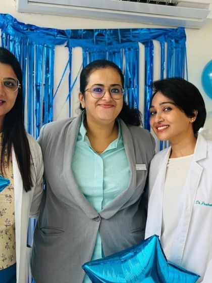 Another happy moment from our Doctor's Day celebration at the clinic. I'm so grateful for my supportive colleagues.