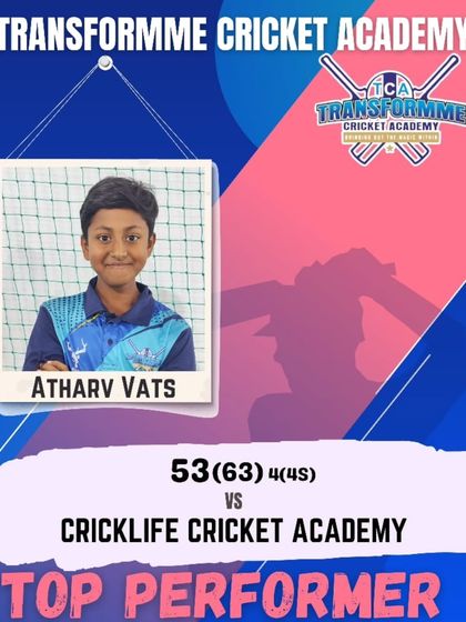 Transform Cricket Academy - Junior Cricket Coaching Program Star Performers: Celebrating Individual Excellence photo 54