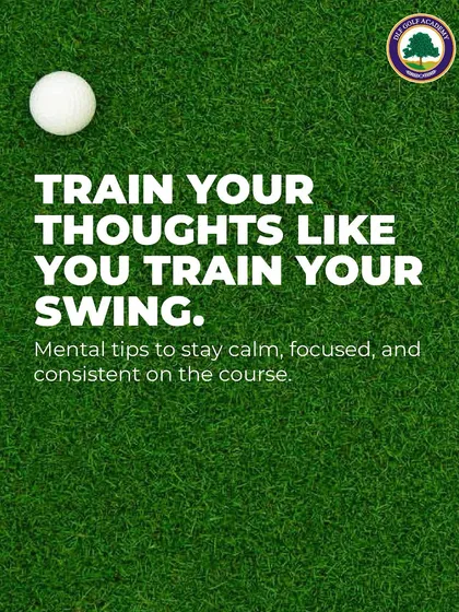 The foundation of our mental coaching is to train your thoughts with the same discipline you train your swing. We provide mental tips to help you stay calm, focused, and consistent on the course.
