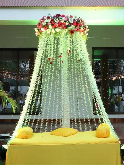 Vibrant Haldi & Mehendi Functions photo 11