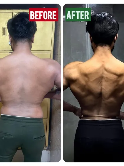 This is not just weight loss, this is strategic body recomposition. We focused on a precise calorie deficit and progressive overload to strip away fat while carving out lean muscle. The result is a stronger, more defined back built with science.
