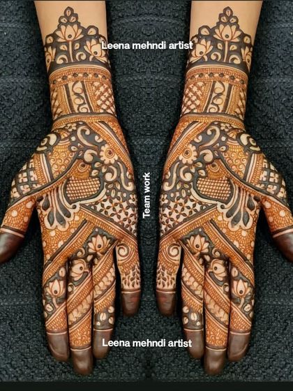 Intricate Bridal Mehndi photo 29
