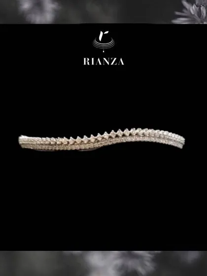 A clear shot of the daily wear diamond bracelet, highlighting its simple yet elegant design.