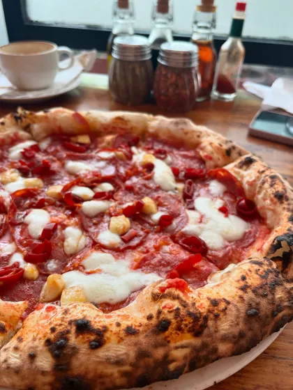 Come join us and pick your Leo's favourite. A spicy pepperoni pizza with a coffee is a great way to start the day.