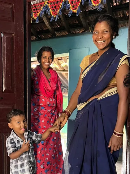 The women of the Marko family welcome us into their home with bright smiles. Their warmth and generosity in hosting our group of dusty cyclists was a truly humbling experience.