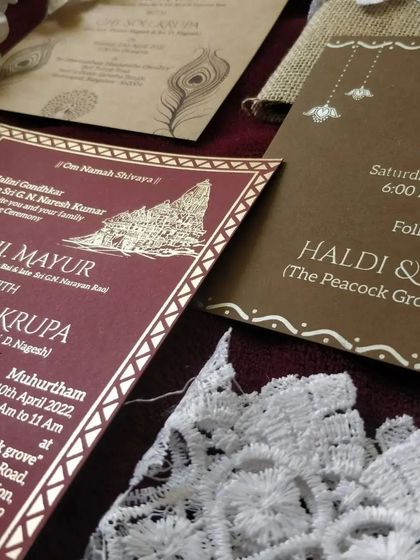 Rajendra Cards - Custom Wedding Invitations & Stationery Handmade & Rustic Charm photo 16