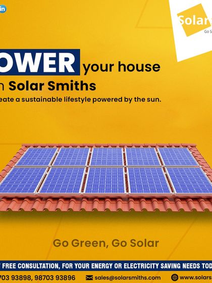 Power your house with my solar systems and create a sustainable lifestyle powered by the sun. Go green, go solar.