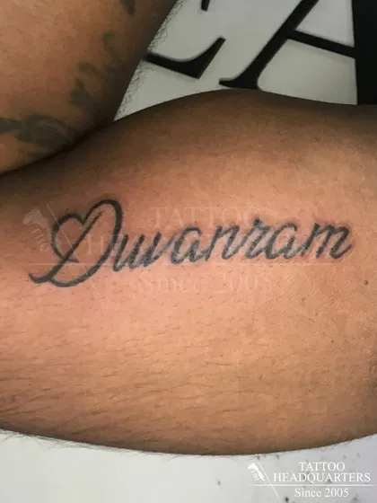 The name "Yuvanram" in a cursive script with a heart detail, a duplicate of a previous design showing its popularity.