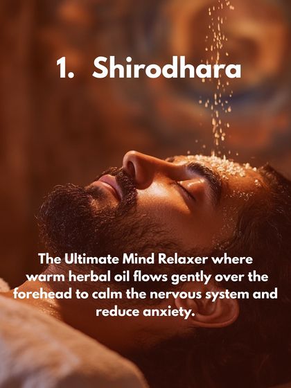 For ultimate mind relaxation, Shirodhara is the answer. This therapy calms the entire nervous system, making it a powerful tool for managing modern day stress and anxiety.