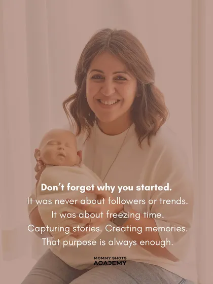 I started this academy because I remember the feeling of being lost and overwhelmed. My mentorship is about more than just technical skills; it's about finding your purpose, building a sustainable business, and remembering why you fell in love with photography in the first place.