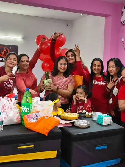 My amazing clients surprised me with a birthday celebration. The studio can easily accommodate a small party with cake and snacks.