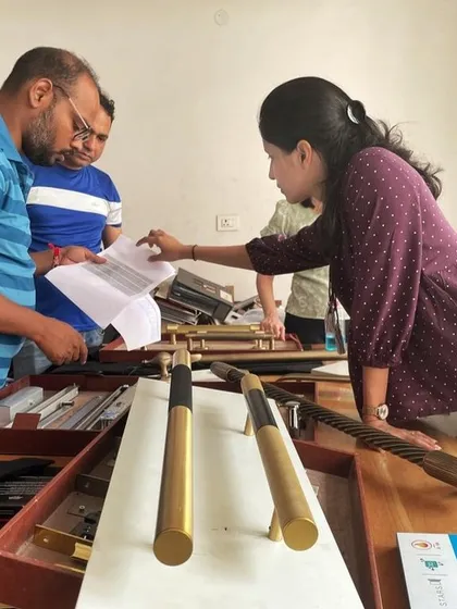 From a door handle to a facade panel, every detail matters. Our team meticulously reviews material and hardware samples to ensure they meet our standards for quality, durability, and design intent.
