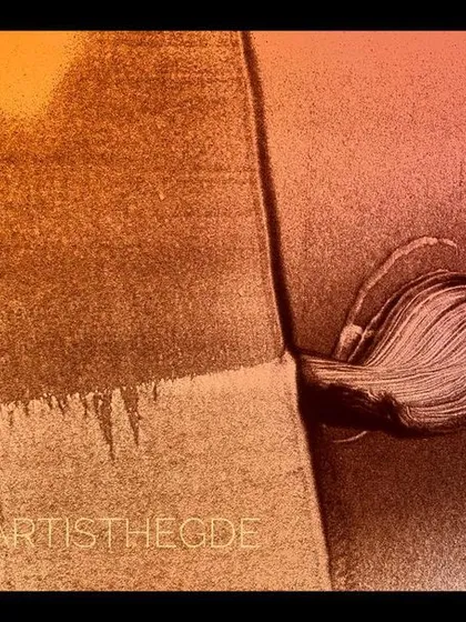 A duplicate image of the untitled abstract piece, showcasing its composition and texture. This work is available as a limited edition print.