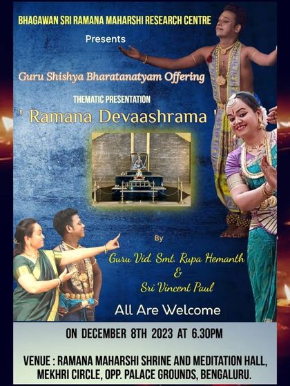 Ramana Maharshi Centre for Learning - Spiritual & Cultural Events The Arts as Offering: Natya, Sangeetham & Theatre photo 19