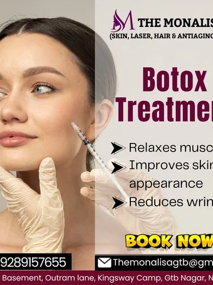 Our Botox treatments are designed to relax muscles, improve the overall appearance of your skin, and reduce wrinkles. Book a consultation to learn how we can help you achieve a more youthful and rested look.