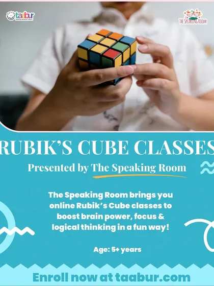 Online Rubik's Cube classes presented by The Speaking Room. I also find great online activities to boost brainpower, focus, and logical thinking from the comfort of your home.