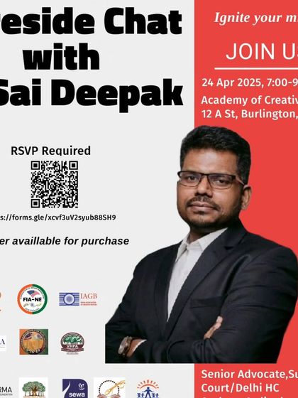 Details of a fireside chat with the Indo-American community in Burlington, Massachusetts. The diaspora has a significant role to play in the battle of narratives.