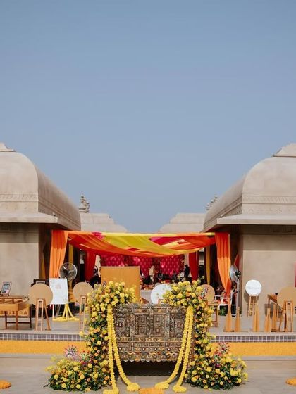 Vibrant Haldi & Mehendi Functions photo 20