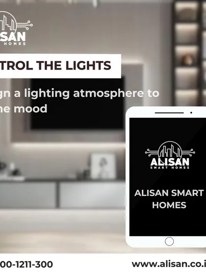 Control the lights and design a lighting atmosphere to set the mood, all from the Alisan Smart Homes app. Our intuitive interface makes it easy to create the perfect ambiance for any occasion.