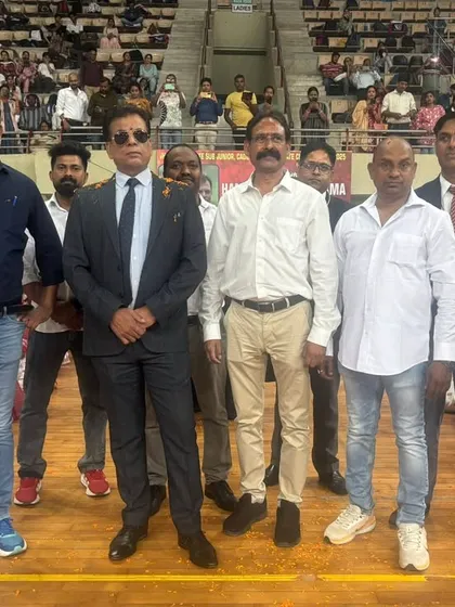 With the organizing committee of the Sports Karate Association of Jharkhand. Strong state associations are the foundation of our national success.