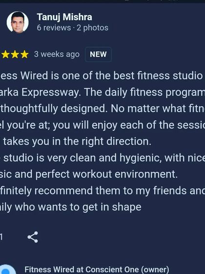 Honest reviews like this one from Tanuj make my day. He lost over 3 kgs in just 15 days and gained flexibility. This is a testament to his hard work and our training programs.