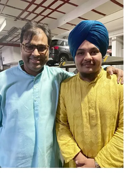 A moment with Sir Purbayan Chatterjee ji. Learning from and performing with such masters is a continuous blessing.