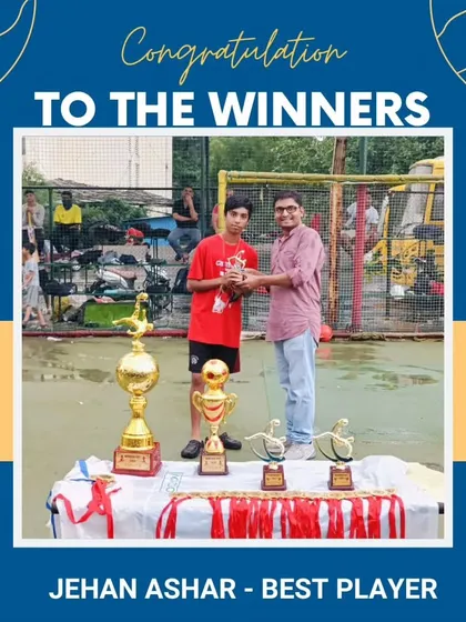 Jehan Ashar was named the Best Player of the Monsoon Fest Cup, a testament to his game-changing performance.