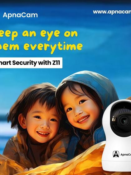 Keep an eye on them every time with the Z11 smart security camera. It's perfect for making sure your children are safe and sound at home.