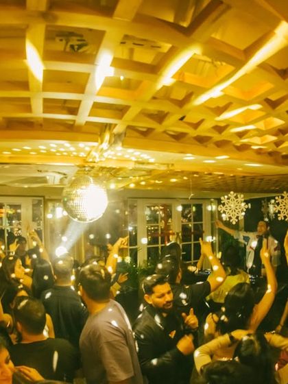 The entire room is alive with dancing and light at Monkey Bar.