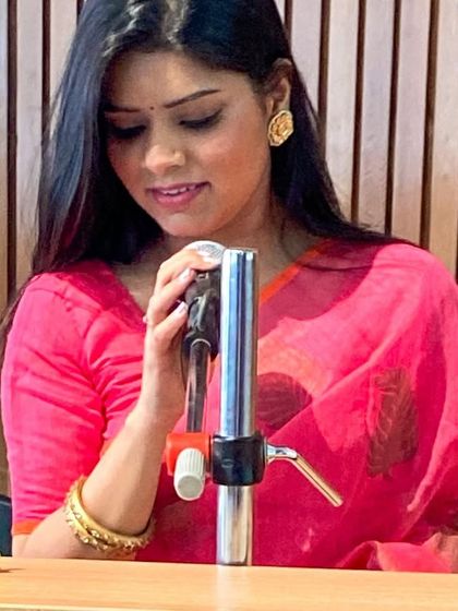 Sharing my thoughts and feedback with the students at Apeejay School, Saket, during their "Thirkan’23" event. Constructive critique is a vital part of a dancer's growth.