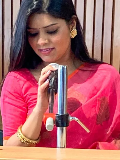 Sharing my thoughts and feedback with the students at Apeejay School, Saket, during their "Thirkan’23" event. Constructive critique is a vital part of a dancer's growth.
