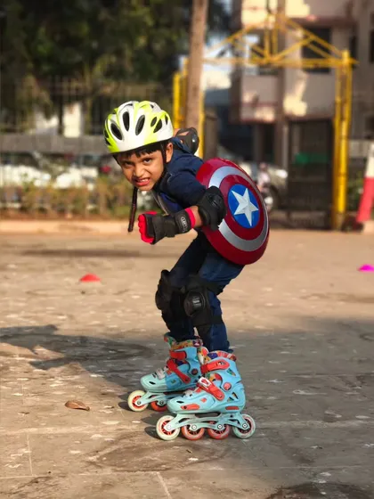 It's not all about speed. We love to see our skaters' creativity shine, like here at our roller skating fashion show where Captain America himself made an appearance on wheels.
