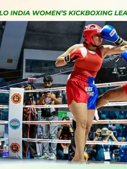 Our team is ready for the Khelo India Women's Kickboxing League. We are proud to participate in this prestigious national event that promotes women in sports.