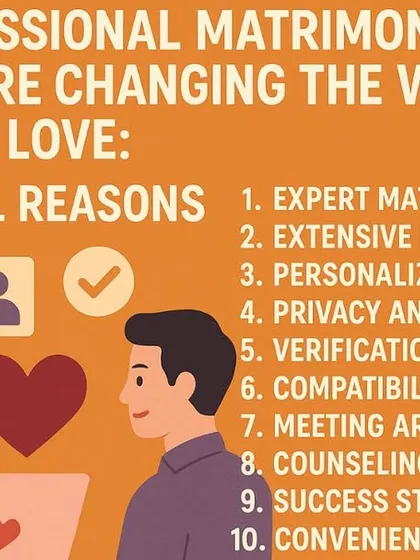Here are ten powerful reasons why my professional matchmaking service is different. I focus on a personalized approach, profile verification, and providing genuine support, making the search for love convenient and secure.