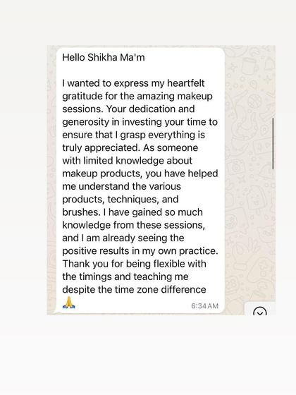 Shikha Agarwal - Personal Self-Makeup Classes Hear From My Students photo 68