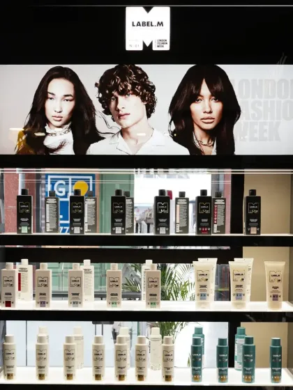 Our retail spaces are curated with the best in professional haircare. The official products of London Fashion Week, Label.M, are available for you to continue your luxury hair routine at home.