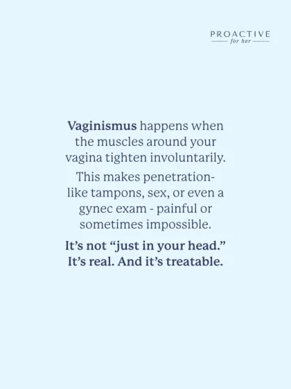 Vaginismus is a real medical condition where your pelvic muscles tighten involuntarily, making penetration painful or impossible. It is not just in your head, and the good news is that it is completely treatable with the right, gentle approach.