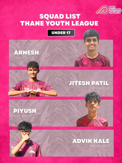 More of our skilled midfielders from the Under-17 squad, ready to control the game.