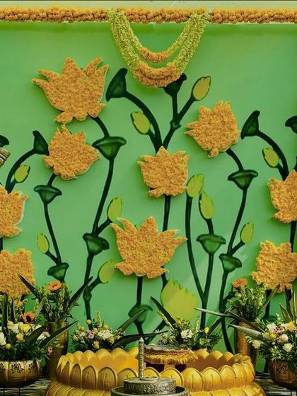 Wedding Stories - Event Design & Decor Vibrant Haldi Ceremonies photo 14