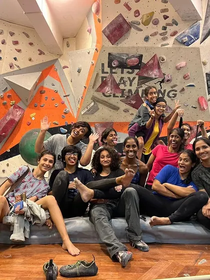 The energy at our women-only climbing sessions is incredible. We've created a space that's all about fun, encouragement, and building each other up. This is what our community looks and feels like.