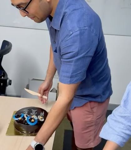 There is always time for cake. Here, we paused a session to celebrate a birthday within our Leopards group. These small celebrations are a huge part of building a supportive and nurturing community for writers.